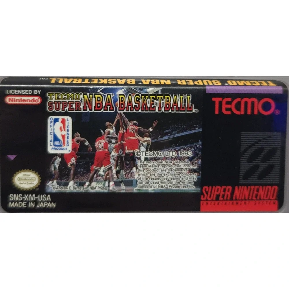 Tecmo Super NBA Basketball (Super Nintendo SNES 1993) Cartridge Only‎ - Tested
